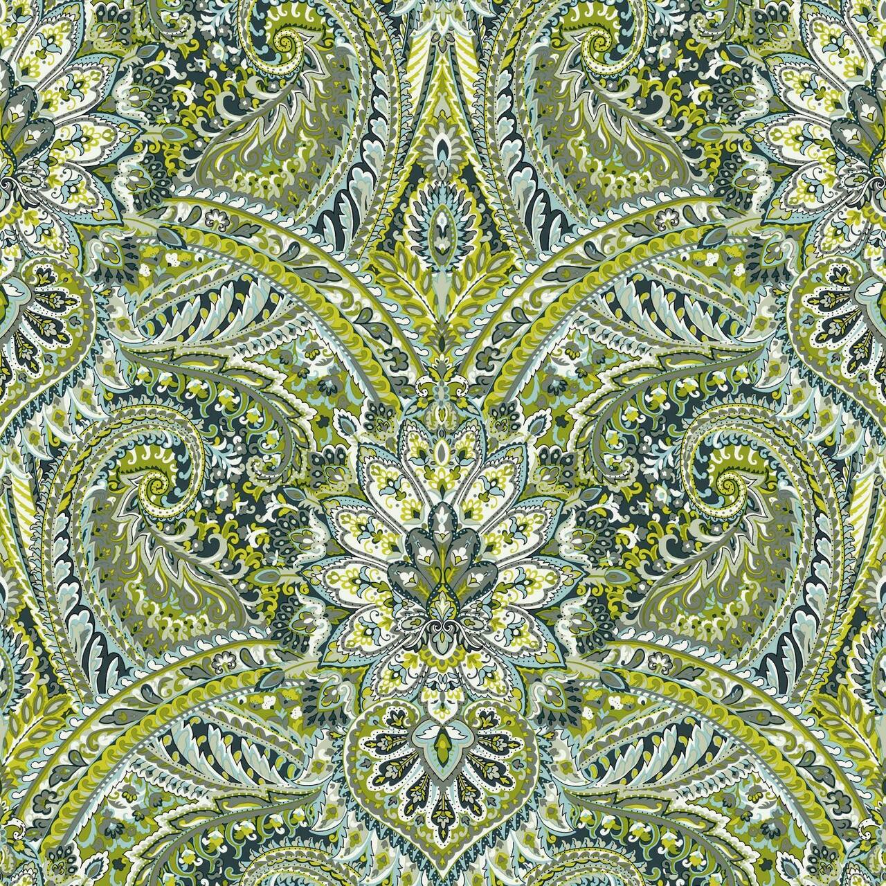 RoomMates Swept Away Green Peel & Stick Wallpaper